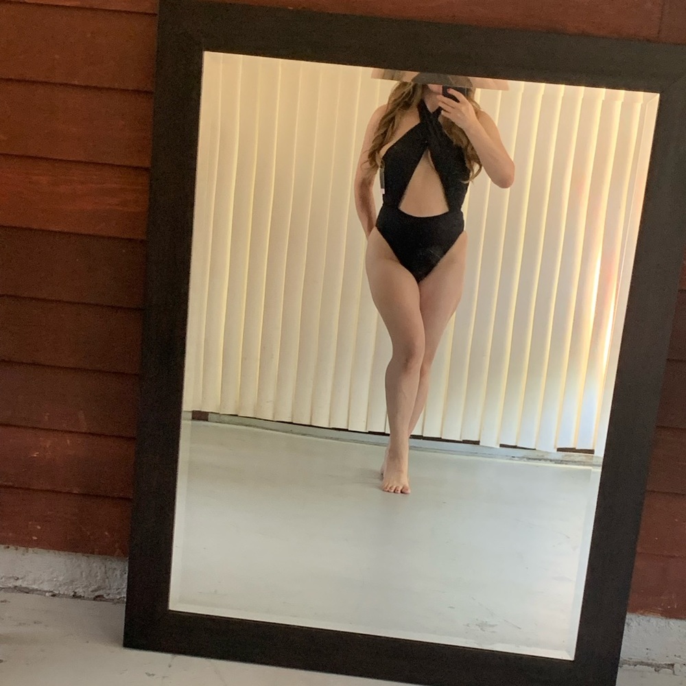 Victoria's Secret wrap halter one piece